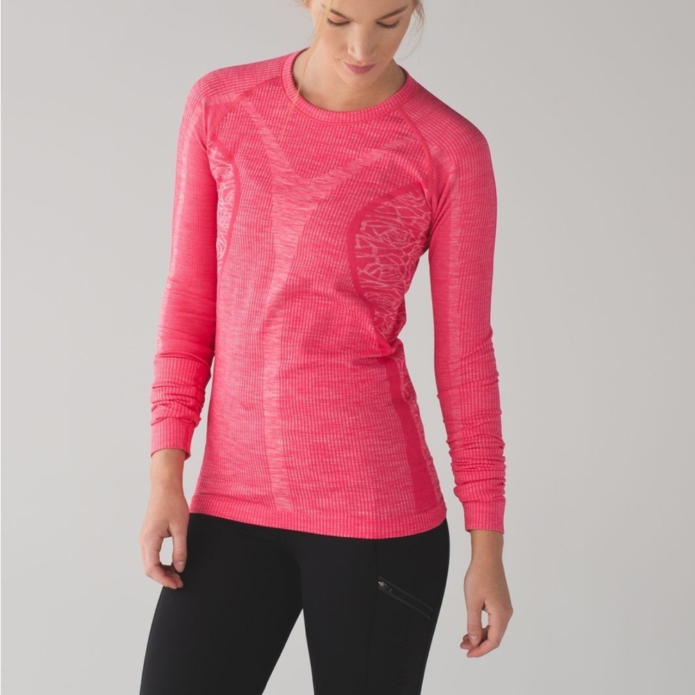 Lululemon Rest Less Pullover Heathered Boom Juice